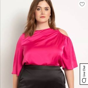 💖Beautiful cold shoulder pink top 💖